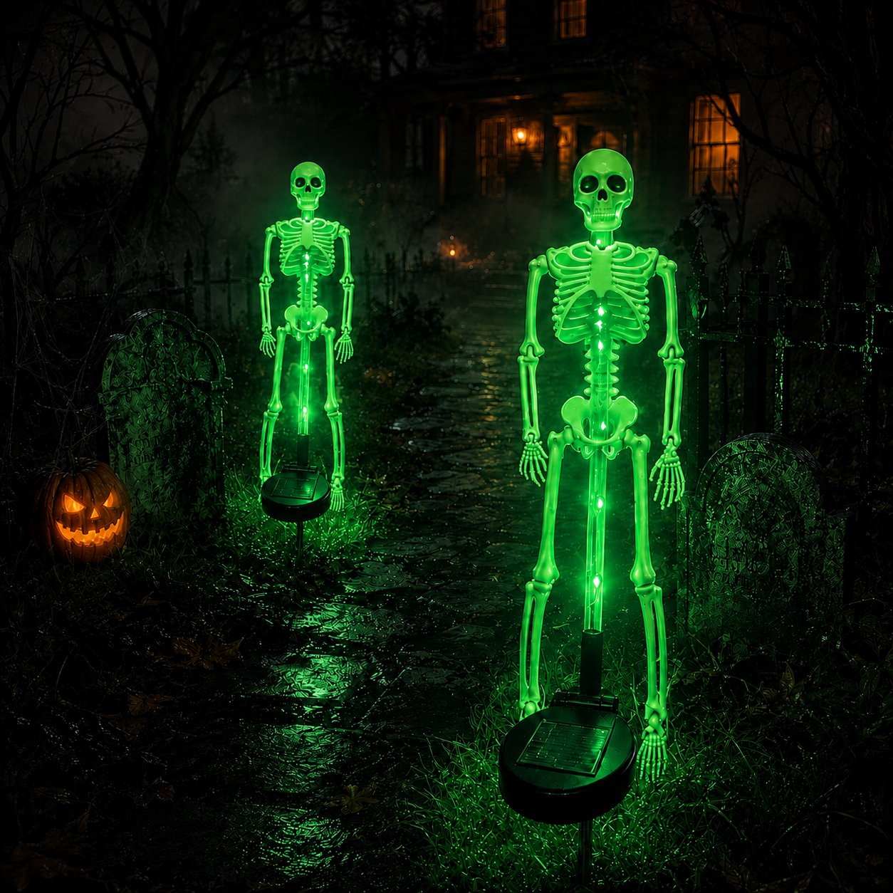 💥LAST DAY 50% OFF🔥💀Solar Skeleton Yard Stake