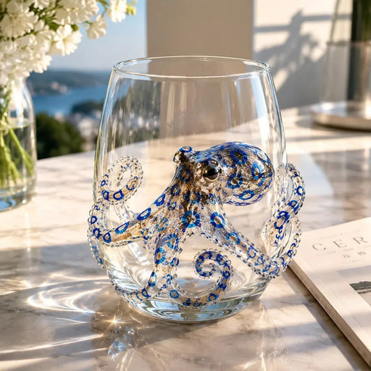 Last Day Promotion: The Perfect Beach House Gift 3d Ocean Animal Artisan Glassware