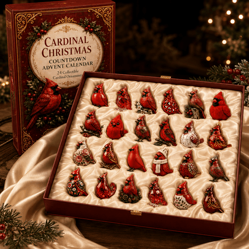 Last 50 pcs ⏰ High- quality model ✨ Cardinal Christmas 24-Day Countdown Calendar - Limited Anniversary Edition