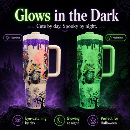 💀Last Day 50% OFF - 🎃 Halloween Special edition skeleton Tumbler For Tiktok