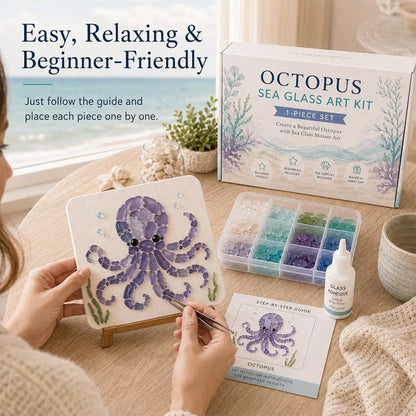 🌊✨ Ocean-Themed Art DIY Kit – Create a Stunning Mosaic Masterpiece