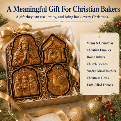 ✝️Faith & Nativity Christmas Mini Pie Mold Collection🥧✨