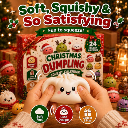 🎅 CHRISTMAS SPECIAL | 24 Days of Mini Squishies – Cute 2026 Advent Calendar with Daily Dumpling