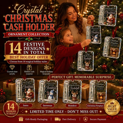 🔥Last Day 49% OFF - ✨🎄Christmas Cash Gift Holder Ornament