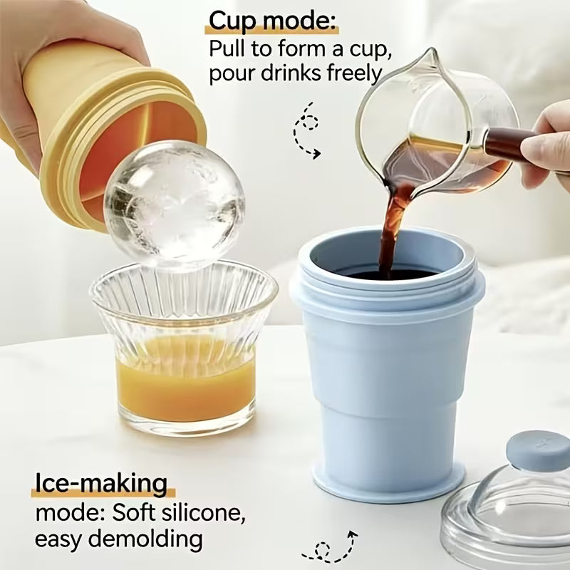 🔥Last Day 49% OFF - Foldable Ice Cup with Straw