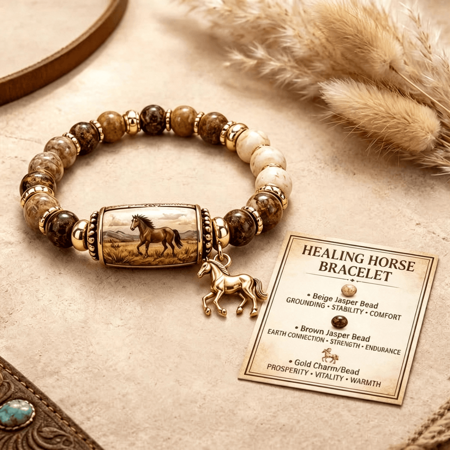 🔥Limited Edition🐎 Western Horse Guardian Crystal Bracelet👍