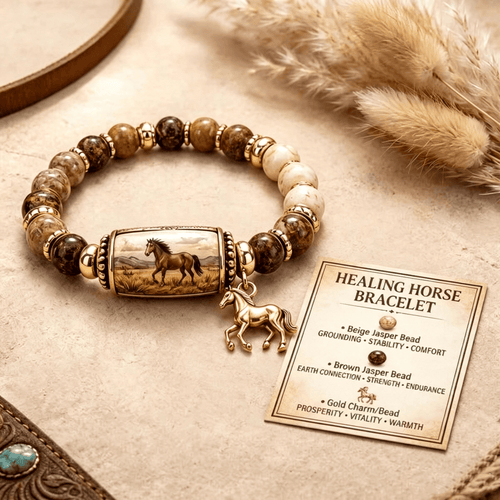 🔥Limited Edition🐎 Western Horse Guardian Crystal Bracelet👍