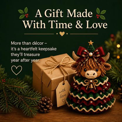🔥🎄Crochet Animal Christmas Tree DIY Kit – Stitch a Little Christmas Magic（Material kit (not finished product)