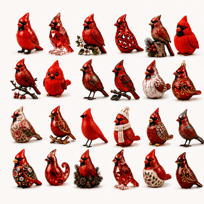 Last 50 pcs ⏰ High- quality model ✨ Cardinal Christmas 24-Day Countdown Calendar - Limited Anniversary Edition