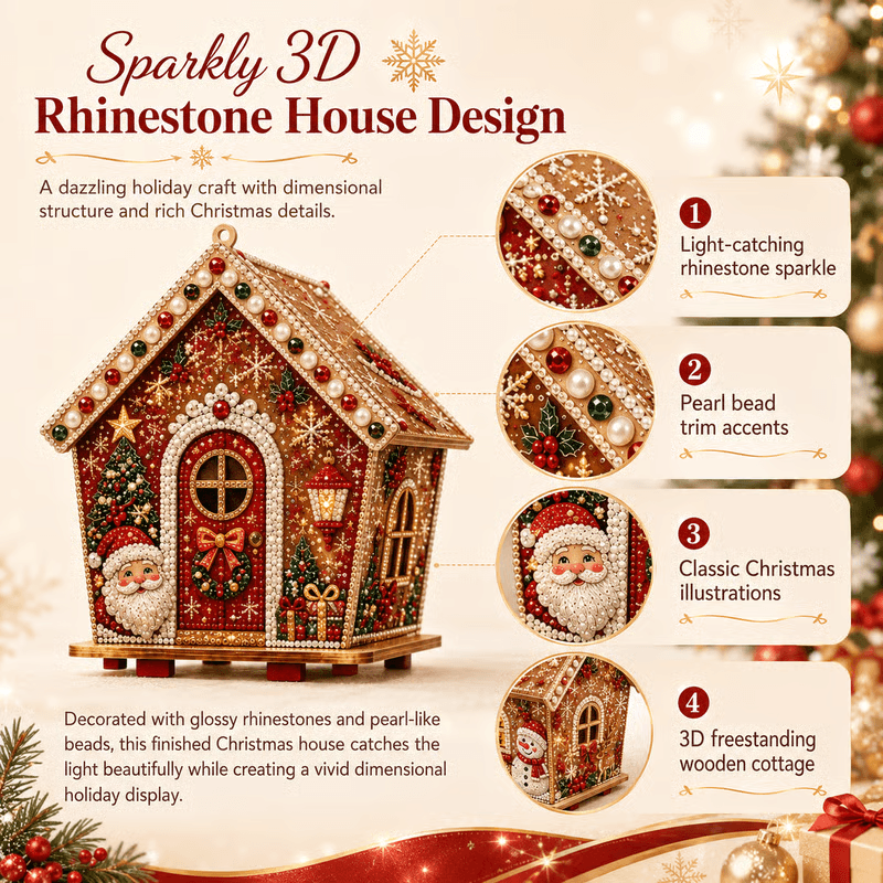 🔥LAST DAY 49% OFF - 🎄Plymagic DIY Pearl Art - Christmas Collection