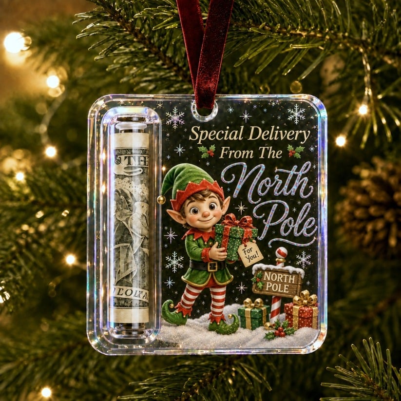 🔥Last Day 49% OFF - ✨🎄Christmas Cash Gift Holder Ornament