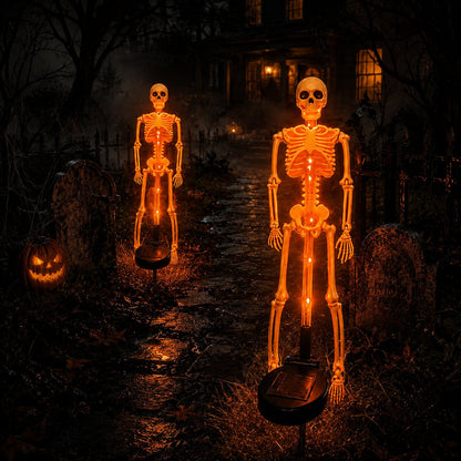 💥LAST DAY 50% OFF🔥💀Solar Skeleton Yard Stake