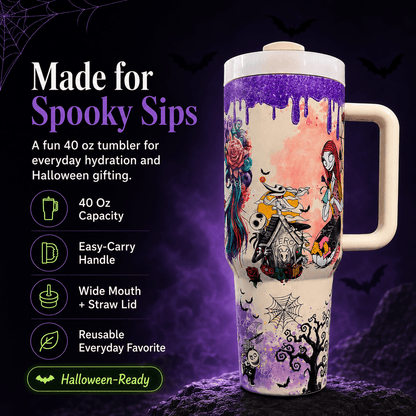 💀Last Day 50% OFF - 🎃 Halloween Special edition skeleton Tumbler For Tiktok