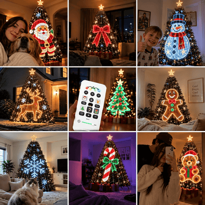 🎄Smart Animated Christmas Tree Lights- Make Your Christmas Tree Come Alive!