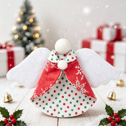 Guardian Angel Christmas Ornaments Template-With Instructions