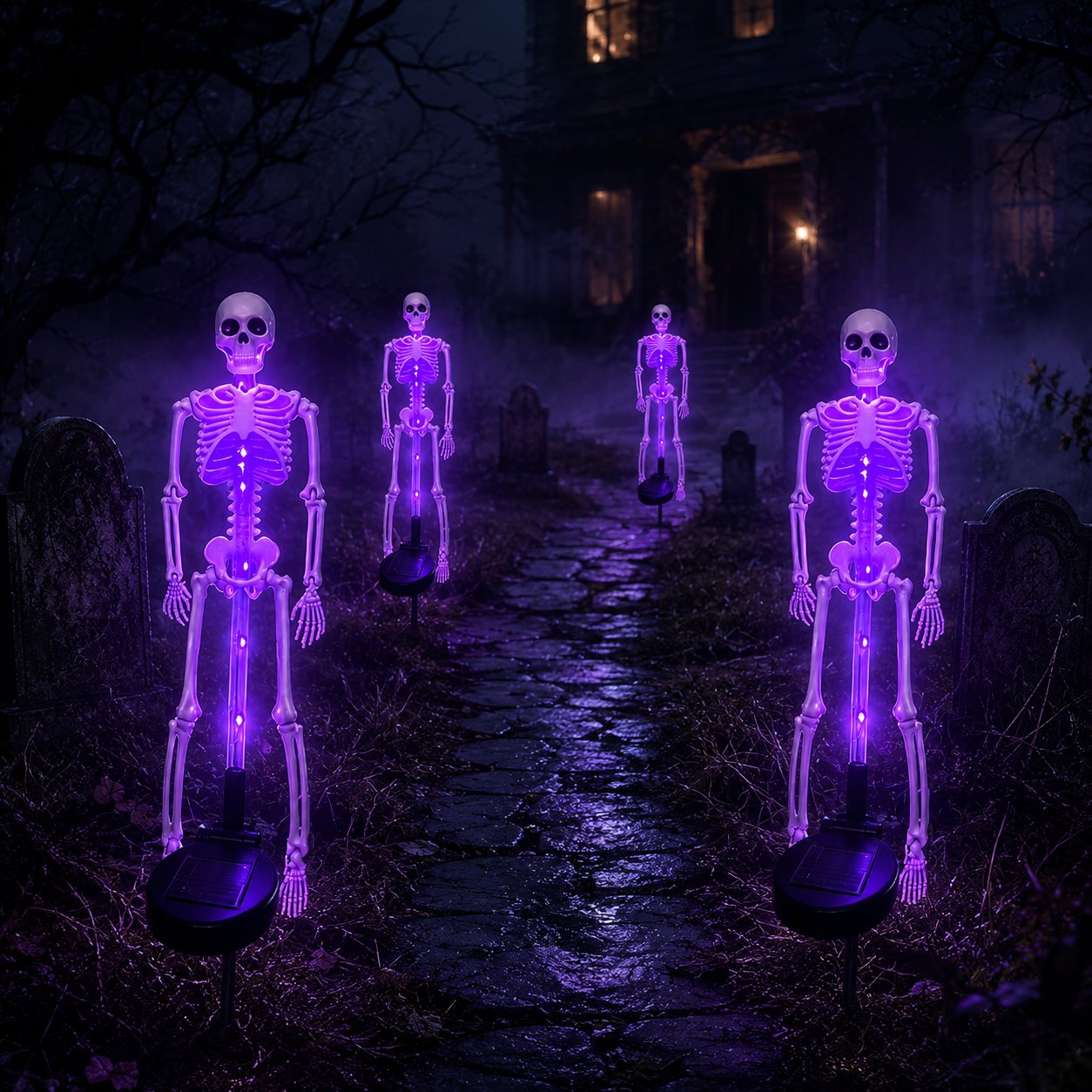 💥LAST DAY 50% OFF🔥💀Solar Skeleton Yard Stake