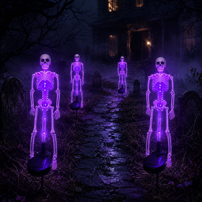 💥LAST DAY 50% OFF🔥💀Solar Skeleton Yard Stake