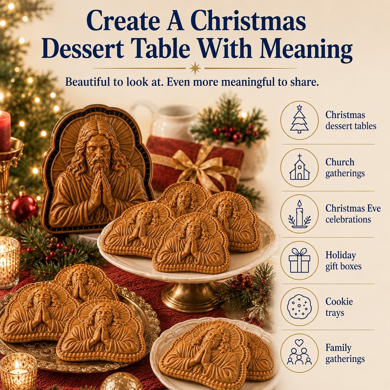 ✝️Faith & Nativity Christmas Mini Pie Mold Collection🥧✨