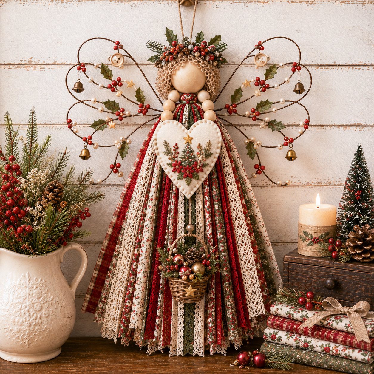 🔥HOT SALE - Angel Fabric Hanging DlY Kit