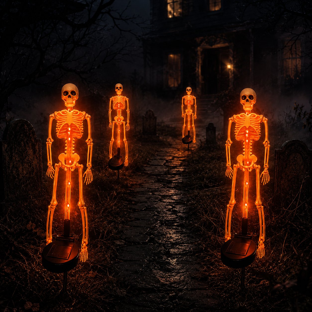 💥LAST DAY 50% OFF🔥💀Solar Skeleton Yard Stake