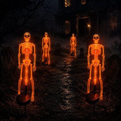 💥LAST DAY 50% OFF🔥💀Solar Skeleton Yard Stake