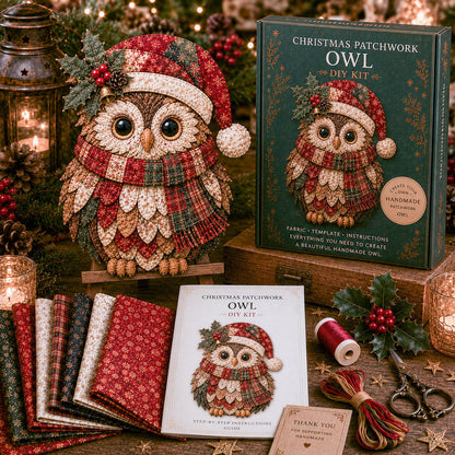 🔥LAST DAY 49% OFF - 🎅Christmas Patchwork Fabric DIY Decor Kit
