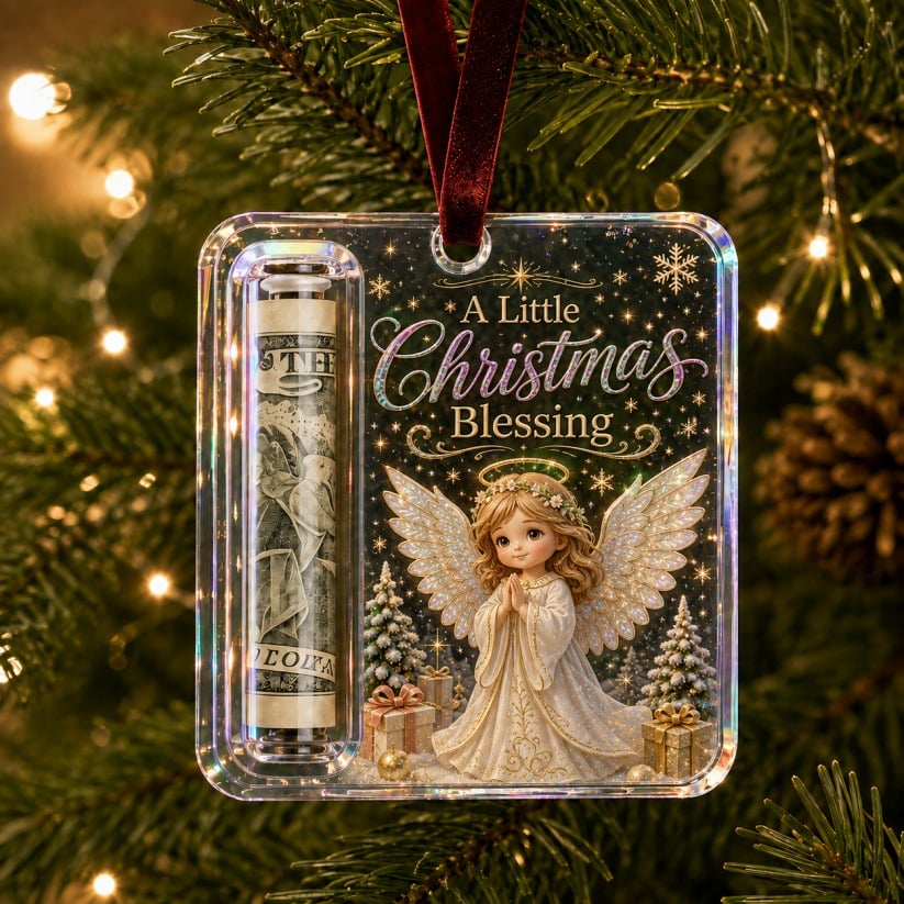 🔥Last Day 49% OFF - ✨🎄Christmas Cash Gift Holder Ornament
