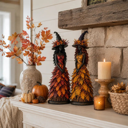 🔥LAST DAY 49% OFF - 🧙‍♀️Enchanted Autumn Witch Figurine (📦Buy 2 Free Shipping)