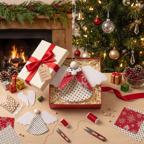 Guardian Angel Christmas Ornaments Template-With Instructions