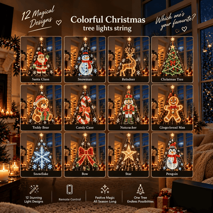 🎄Smart Animated Christmas Tree Lights- Make Your Christmas Tree Come Alive!