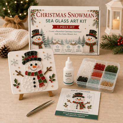 🎅🎄 Create your own magical Christmas sea glass art 🦌✨(🔥🔥🔥50% Off)