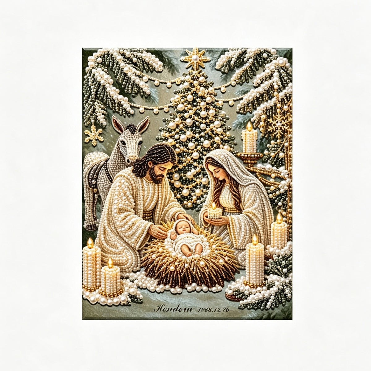 🎄LAST DAY 49% OFF-🌟Nativity Scene Diamond Painting Kit