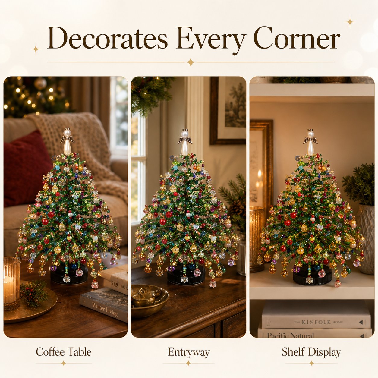 🎄🔥 Last Day 49% OFF✨DIY Beaded Christmas Tree Kit🎅