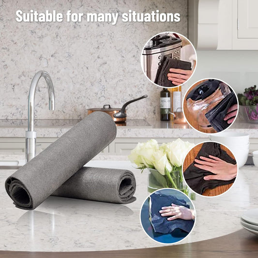 Magic Cleaning Cloth, Reusable, Thickened, Streak-Free Magic Cleaning Wipes