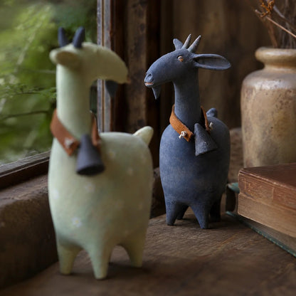 🔥Whimsical Farmhouse Goat Figurines🐐