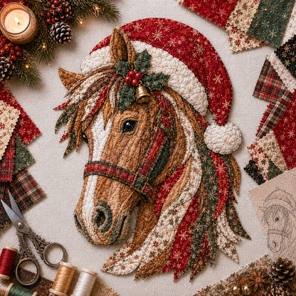 🔥LAST DAY 49% OFF - 🎅Christmas Patchwork Fabric DIY Decor Kit