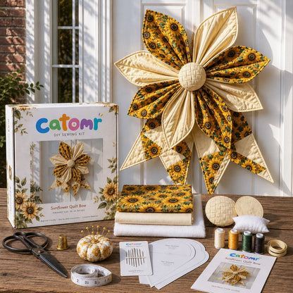 🔥Last Day 50% OFF- Large Patchwork Bow Sewing Kit💕