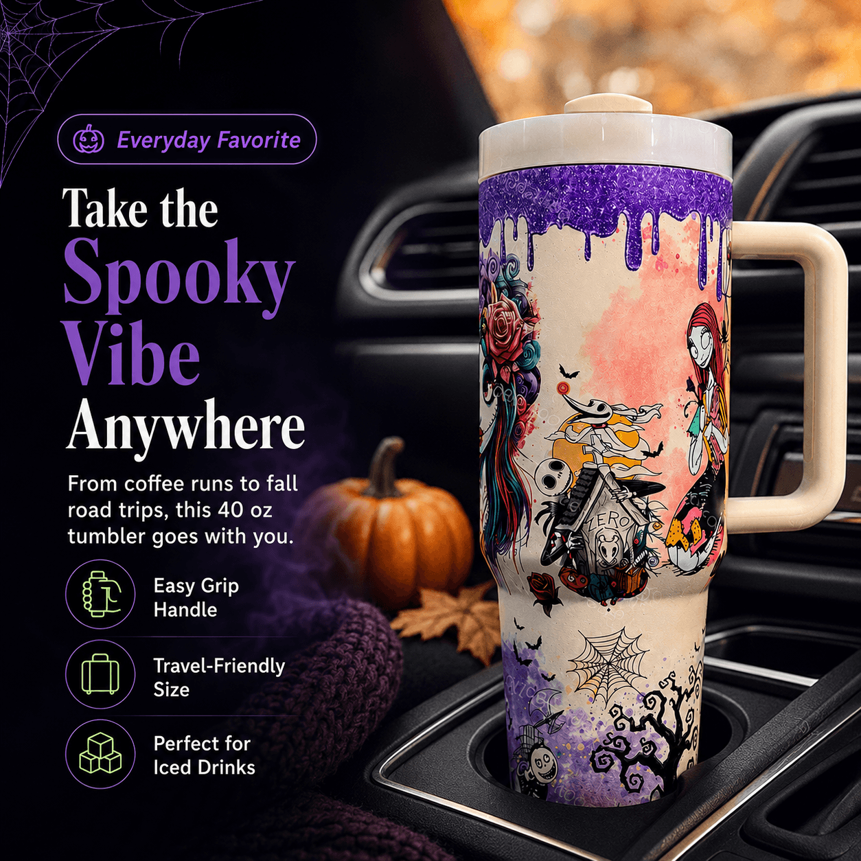 💀Last Day 50% OFF - 🎃 Halloween Special edition skeleton Tumbler For Tiktok