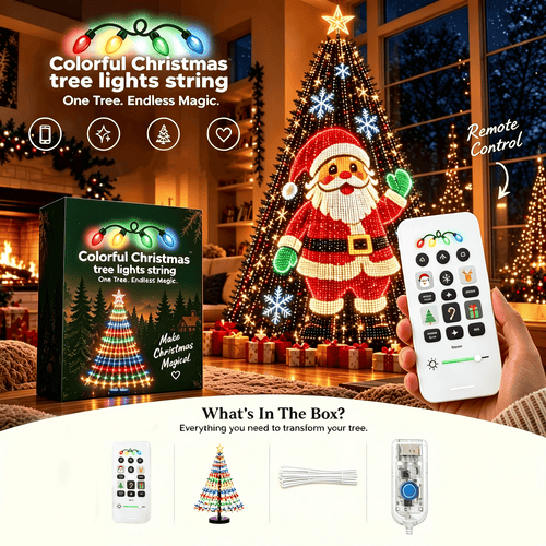 🎄Smart Animated Christmas Tree Lights- Make Your Christmas Tree Come Alive!