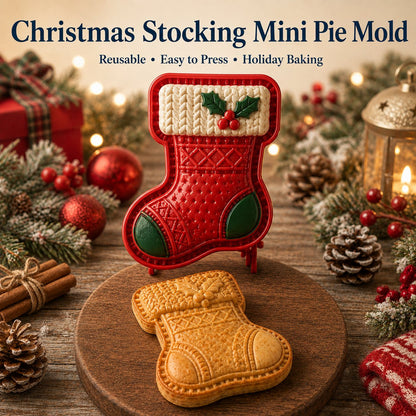 ⏳ Last Day 49% OFF – 🎄 9-Design Christmas Mini Pie Mold Collection🥧✨