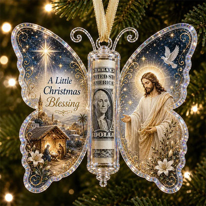 🦋Butterfly Christmas Money Gift Ornament 🎄✨