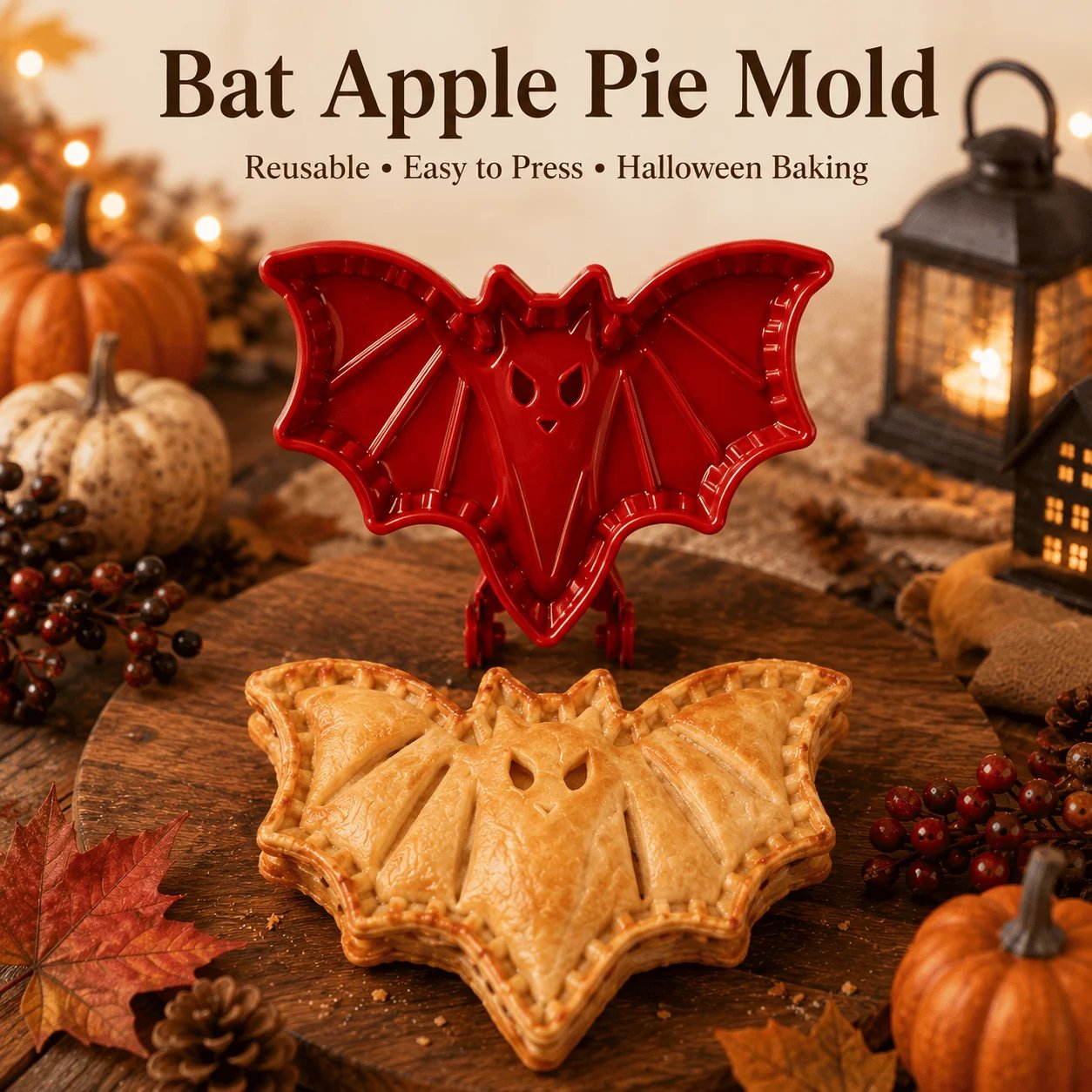 🎃 8-Piece Halloween Mini Hand Pie Mold Set