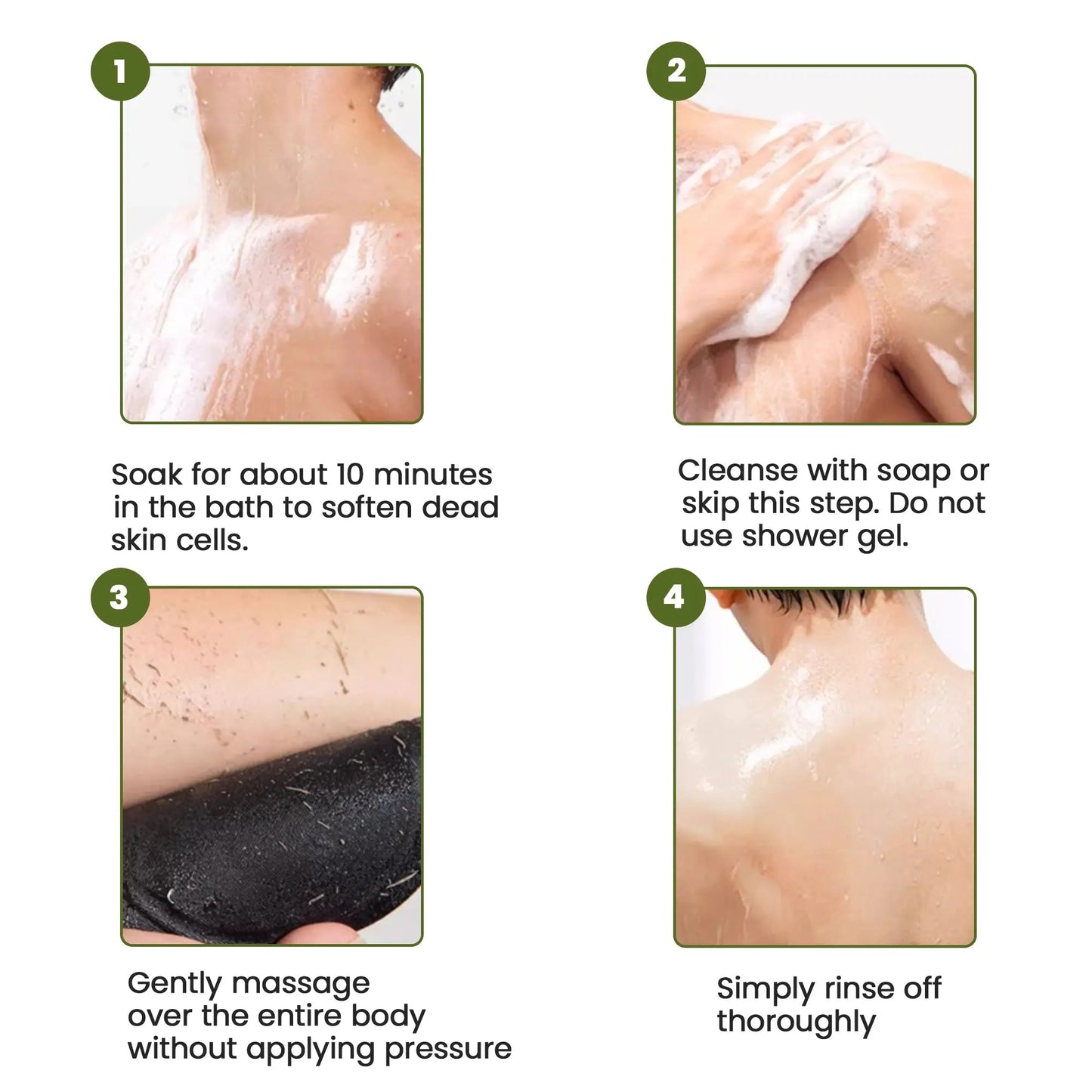 Exfoliating Gloves -Instantly Remove Dead Skin