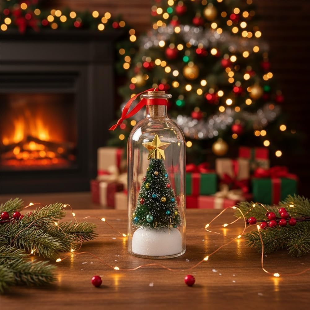 🎅🎄A Christmas Sale -Recordable Christmas Tree Message In A Bottle