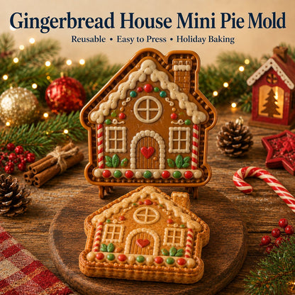 ⏳ Last Day 49% OFF – 🎄 9-Design Christmas Mini Pie Mold Collection🥧✨