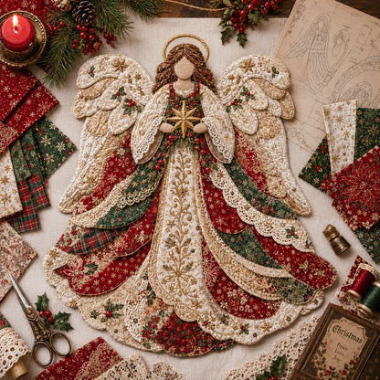 🔥LAST DAY 49% OFF - 🎅Christmas Patchwork Fabric DIY Decor Kit