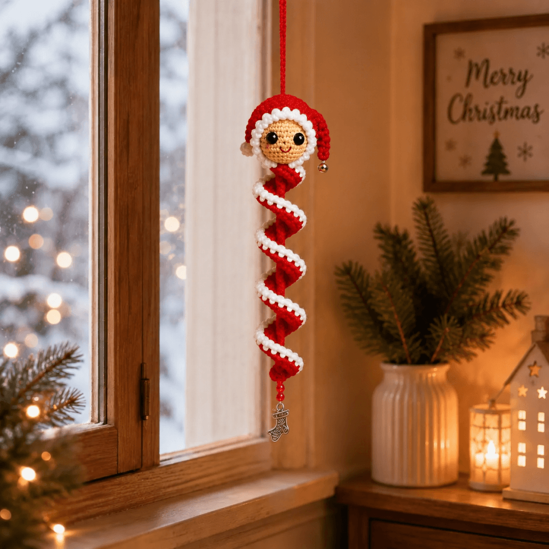 🔥Last Day 49% OFF✨Crochet Snowman Spiral Ornament DIY Kit