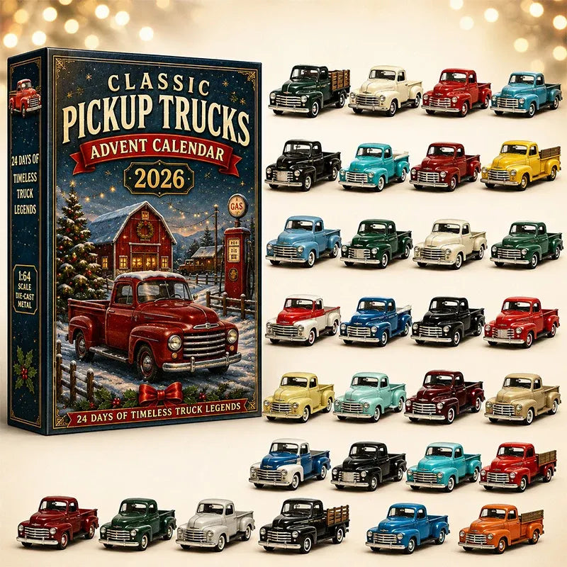 🔥😍 2026 Vehicle Advent Calendar Collection – 24 Days of Classic Machines, Trucks🎄
