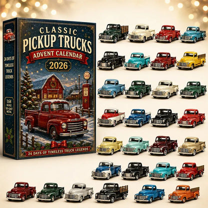 🔥😍 2026 Vehicle Advent Calendar Collection – 24 Days of Classic Machines, Trucks🎄
