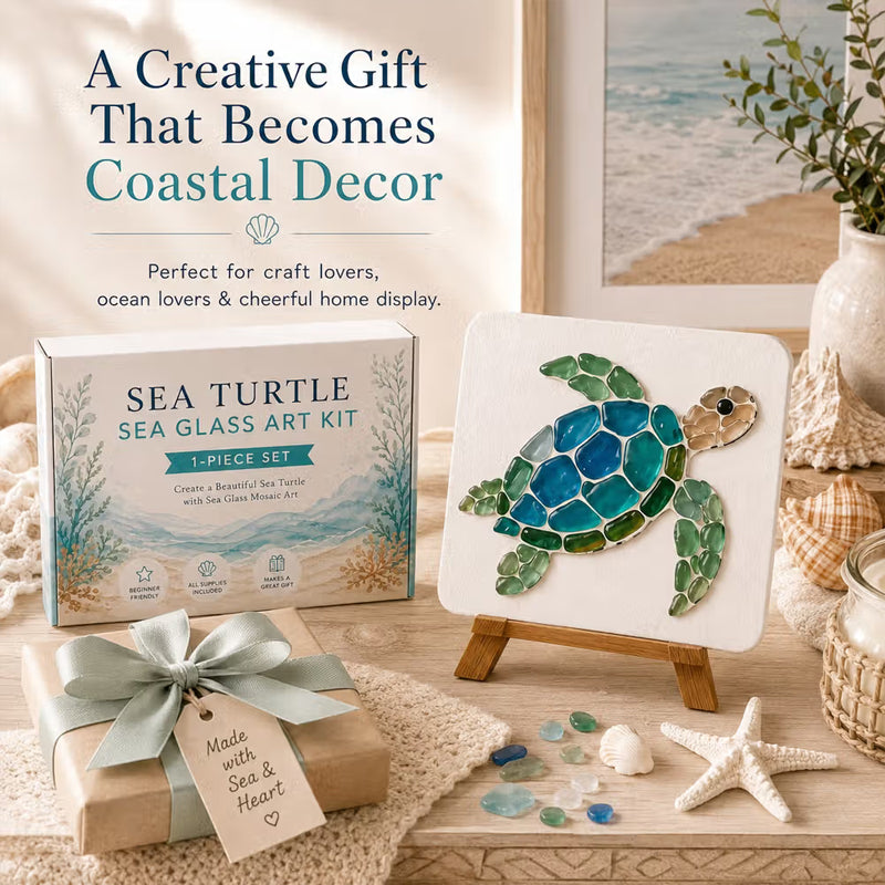 🌊✨ Ocean-Themed Art DIY Kit – Create a Stunning Mosaic Masterpiece